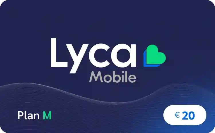 Lyca Direct Plan M €20