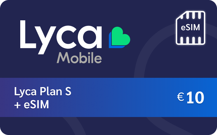 Lyca eSIM + Plan S €10