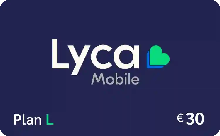 Lycamobile Plan L €30