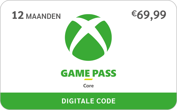 XBOX Core 12 maanden