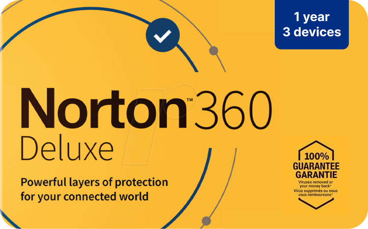 Norton 360 Deluxe - 1 jaar