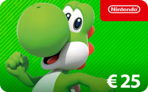 Nintendo 25€ eShop kaart
